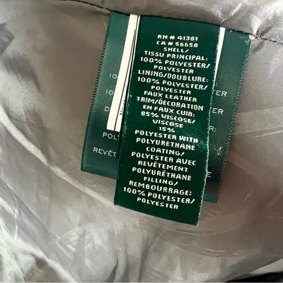 Ralph Lauren Quilted Coat. Size M - Picture 9 of 11